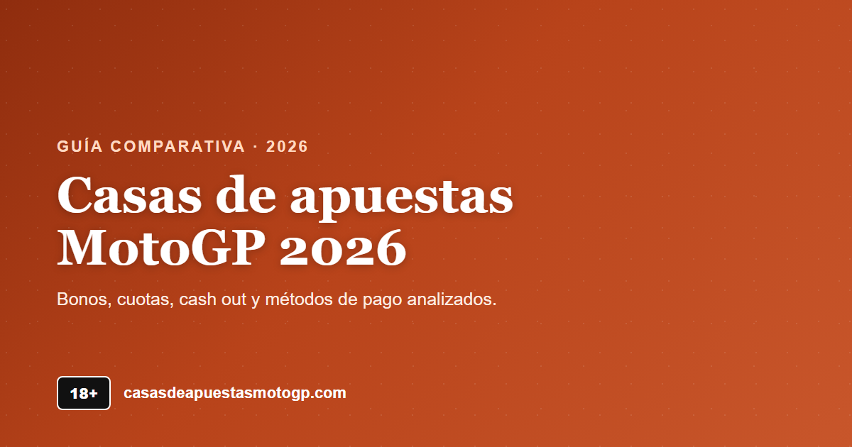 Casas de apuestas MotoGP